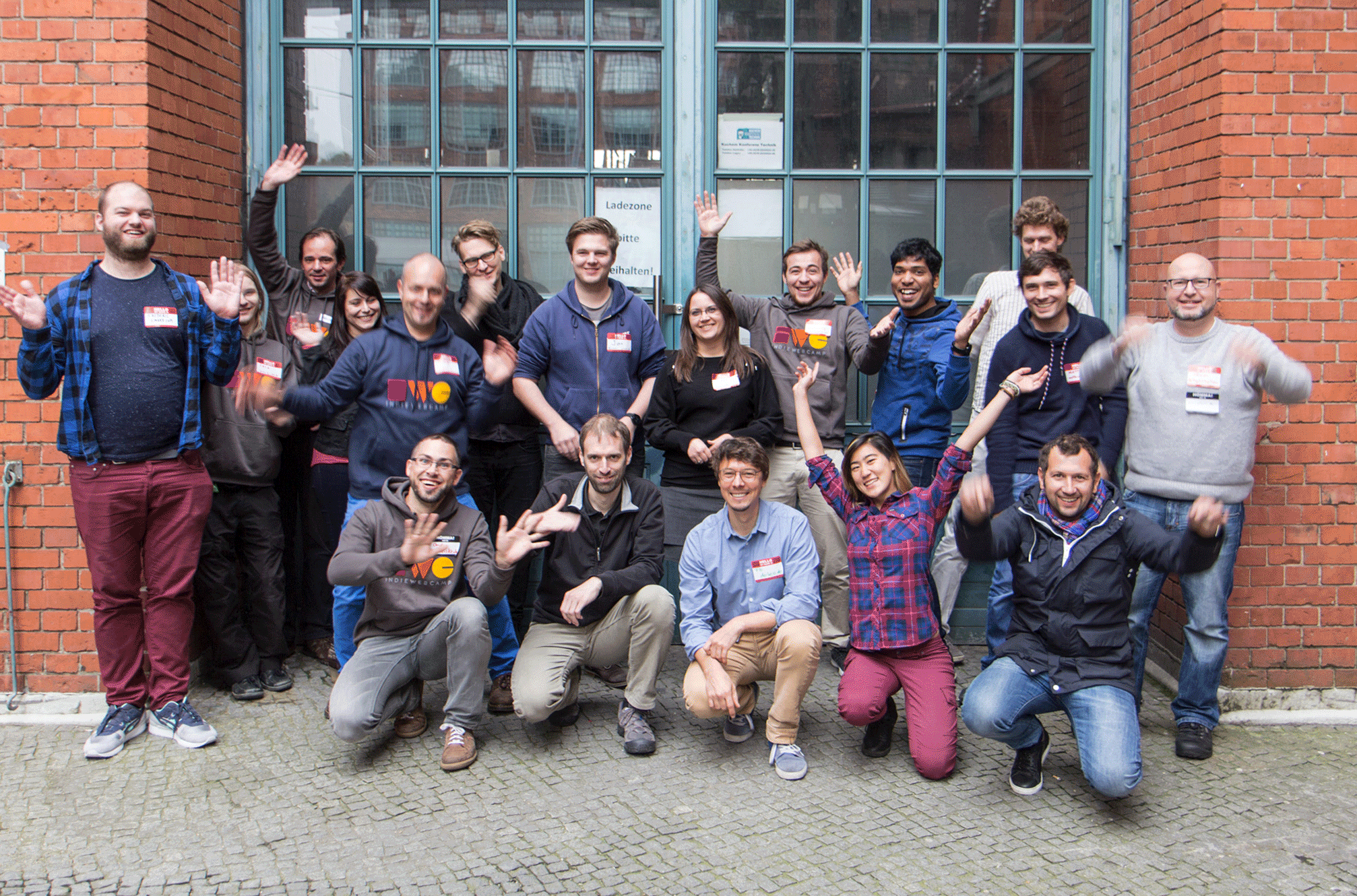 Photo of IndieWebCamp Berlin participants