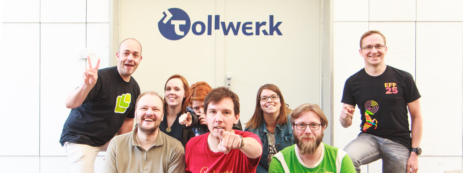 Joschi, Sebastian, Nadine, Jule, Dirk, Isabel, Thilo and Björn at the Homebrew Website Club in Nuremberg at July 6th, 2016