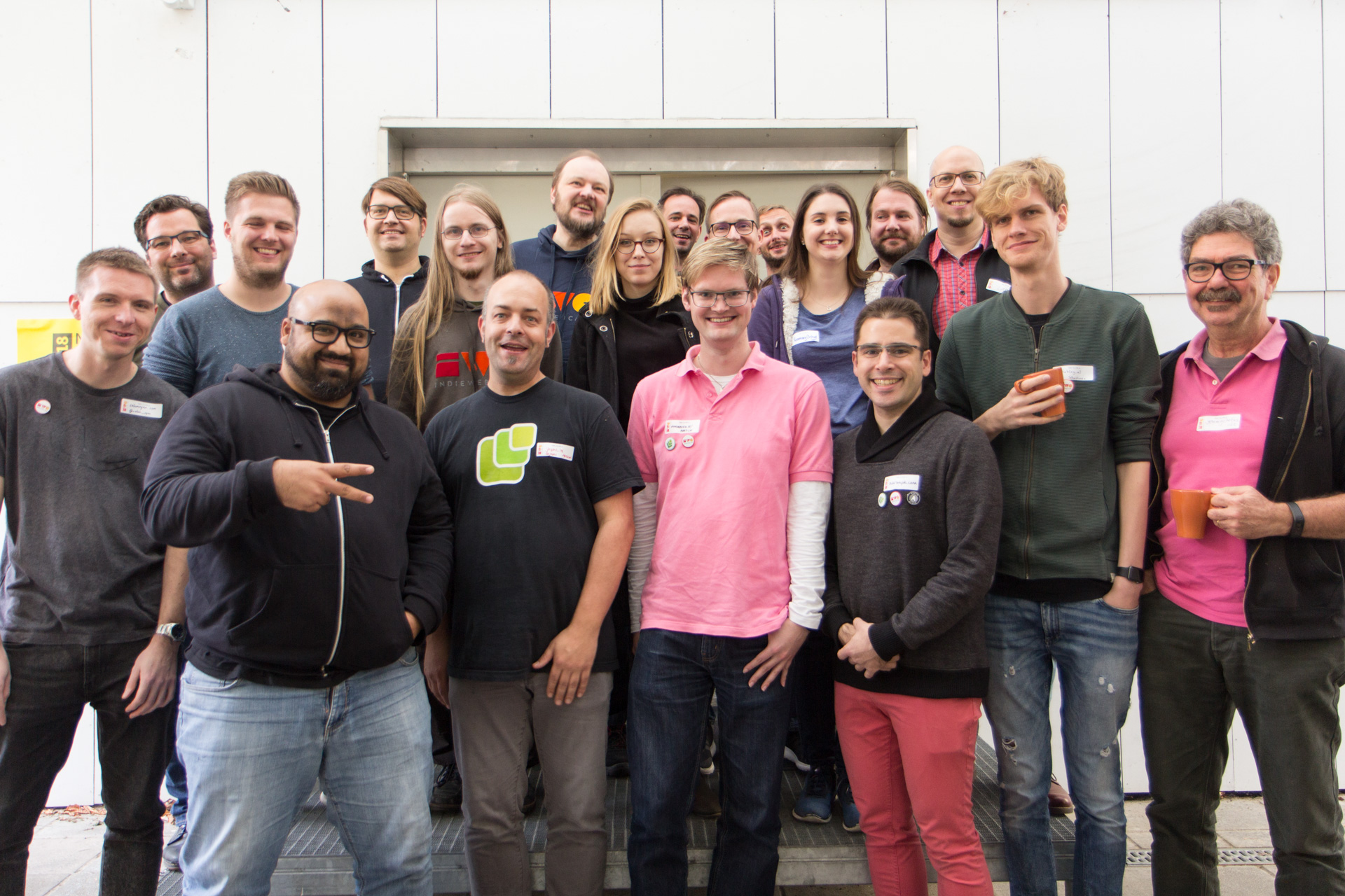 IndieWebCamp Nuremberg 2018 group photo